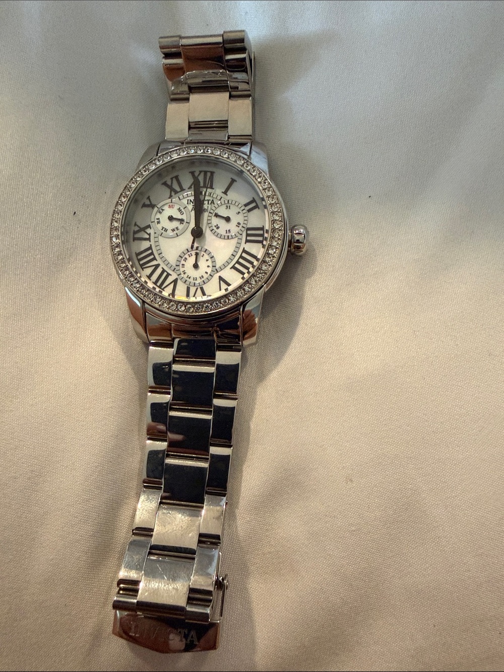 Invicta Women's Angel Silver Chrono Dial Watch